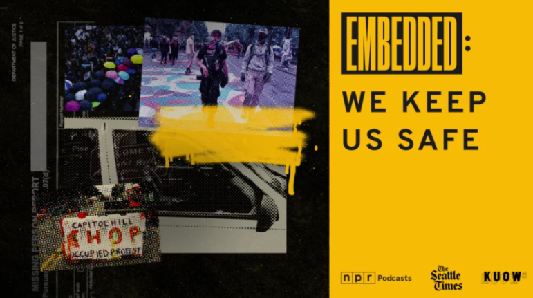 NPR's Embedded podcast. Graphic: Russell Gossett/ NPR. Image: Screenshot