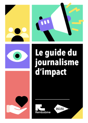“Guía de periodismo de impacto” de Disclose y Rembobine. Imagen: captura de pantalla.