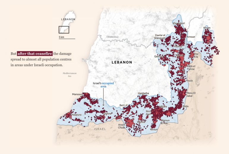 Financial Times Israel's occupation of southern Lebanon