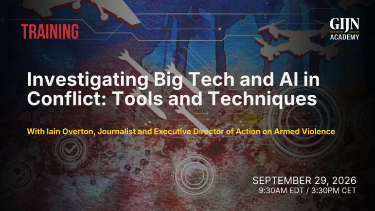 Investigating Big Tech and AI in Conflict Tools and Techniques