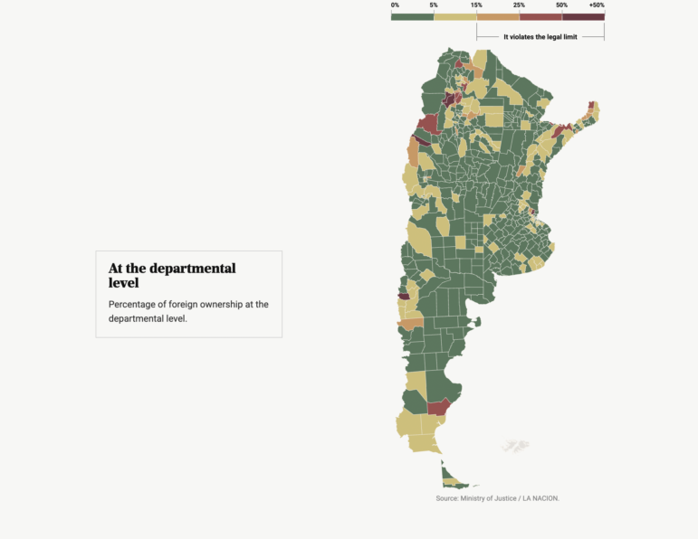 Tracking foreign ownership of minerals and water rights in Argentina, La Nación 