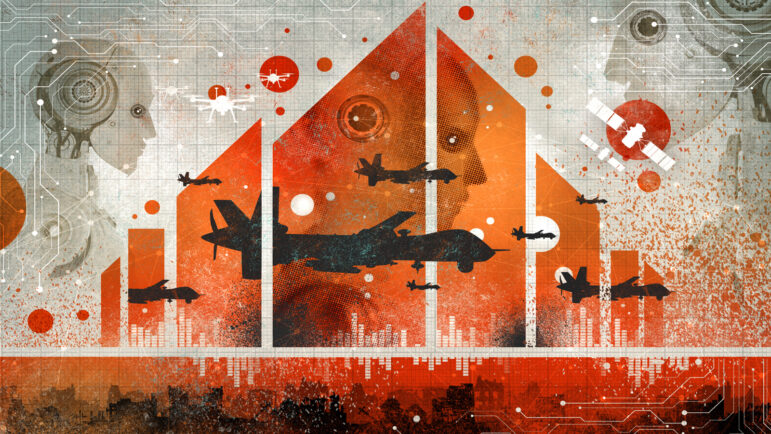 GIJN Reporting on War and Tech Guide illustration