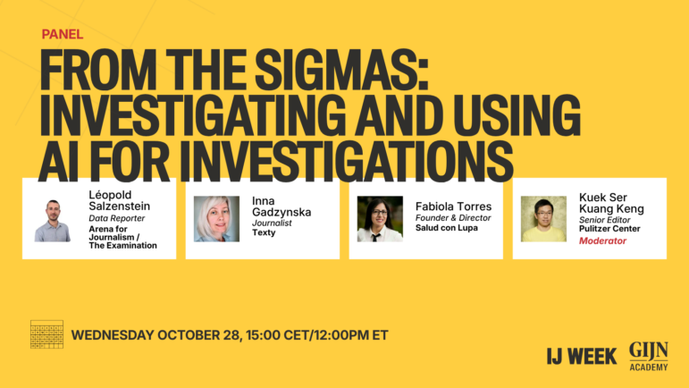 IJ WEEK panel from the Sigmas, investigating AI