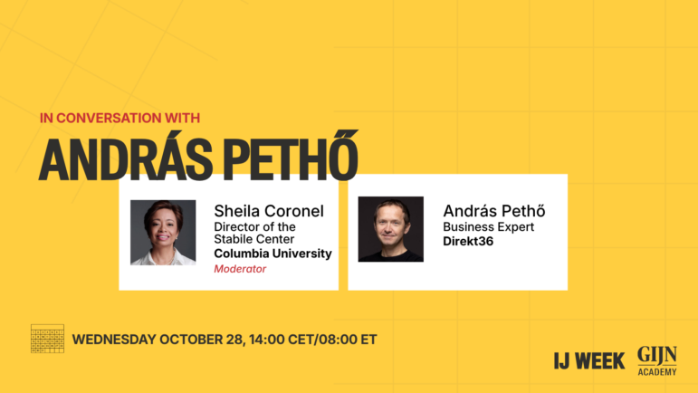 IJ WEEK panel, In conversation with Andras Petho
