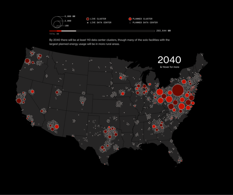 Bloomberg, data center heat waste