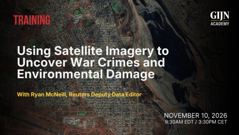 Using Satellite Imagery to Uncover War Crimes, Environmental Damage